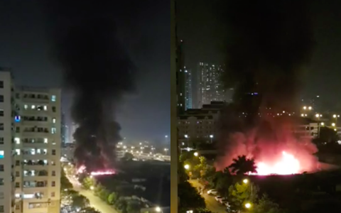 Hà Nội: Cháy lớn tại xưởng nội thất ô tô lúc nửa đêm, nhiều tài xế lái xe sang tháo chạy