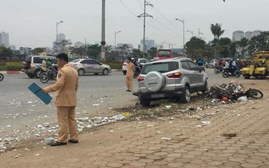 Tài xế khai do hoa mắt nên gây ra vụ tai nạn liên hoàn khiến 2 vợ chồng tử vong ở Hà Nội