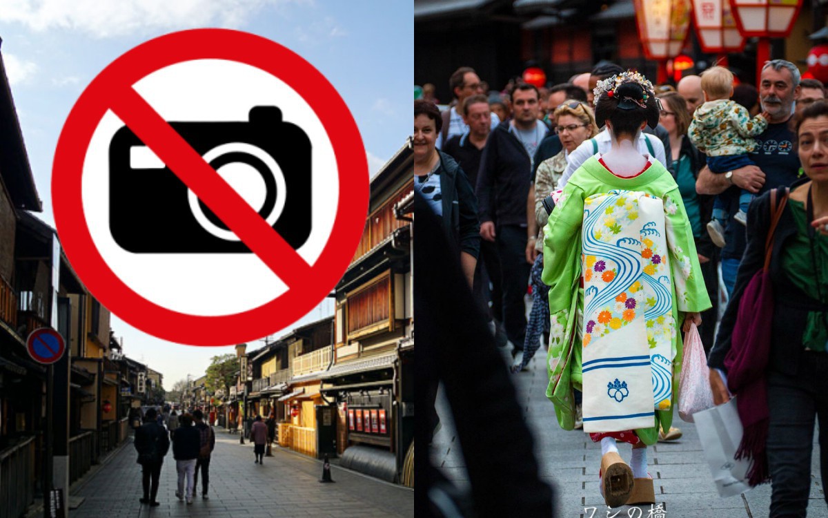 Một quận ở Nhật cấm tiệt du khách quay phim chụp ảnh trên đường phố, ai vi phạm sẽ bị phạt tới 10.000 yên
