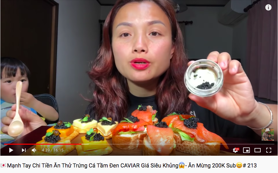 Chi tiền khủng ăn toàn sơn hào hải vị, Quỳnh Trần JP đích thị là nữ YouTuber ẩm thực “chịu chơi” nhất hệ mặt trời!