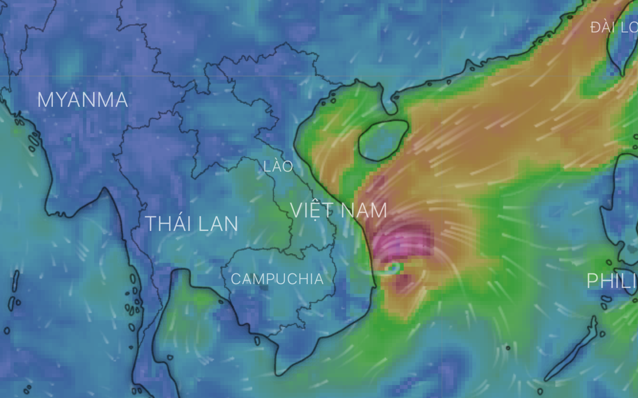 Tin bão khẩn cấp: Bão số 5 đã áp sát Bình Định - Phú Yên, giật cấp 12 và gây mưa rất lớn