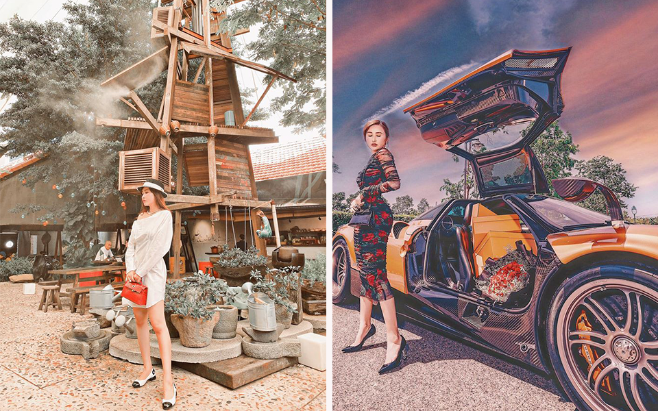 Đã từ bỏ mượn hình photoshop để “level up” ảnh du lịch, nhưng vợ hai Minh Nhựa vẫn chuộng style màu mè gắt như Halloween