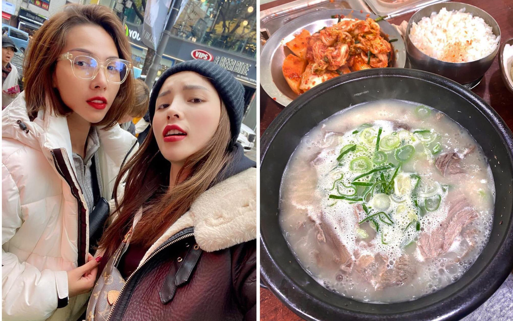 Buồn ngủ đến mấy cũng không thể ngăn Kỳ Duyên và Minh Triệu xếp hàng chờ món súp bò nổi tiếng nhất Seoul: du lịch sướng nhất chính là ăn ngon