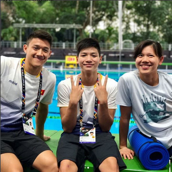 Nam thần Việt kiều của tuyển bơi lội Việt Nam dự SEA Games 30: Thạc sĩ kinh tế tại Mỹ, bụng 8 múi, biết nấu món Việt - Ảnh 5.