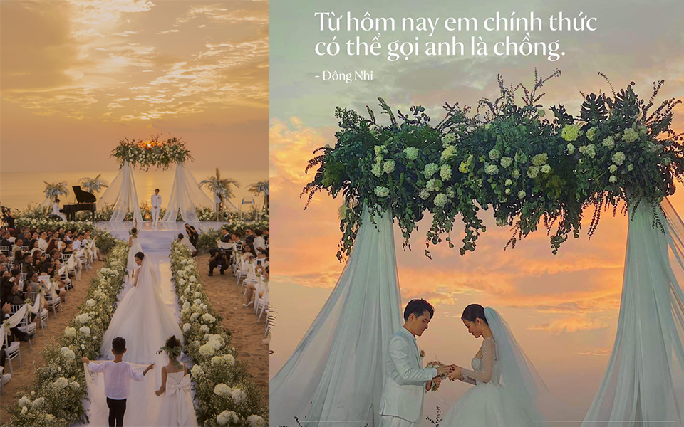 Trọn vẹn bầu trời hoàng hôn Phú Quốc trong lễ cưới Đông Nhi - Ông Cao Thắng gây bão MXH: Ý đồ cô dâu chú rể ấp ủ bao lâu nay đã thành hiện thực!