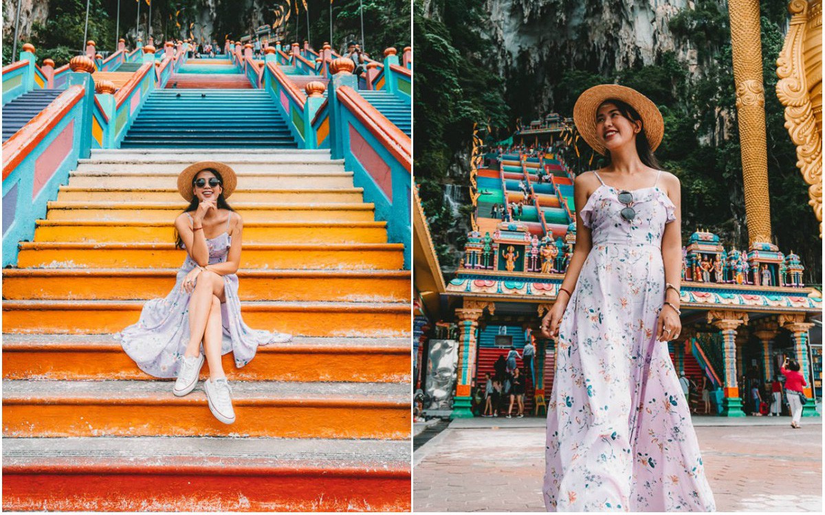 Nữ travel blogger chia sẻ bí kíp sống ảo tại động Batu nổi tiếng để lúc đi vắng người, khi về thì hốt trọn ảnh xinh