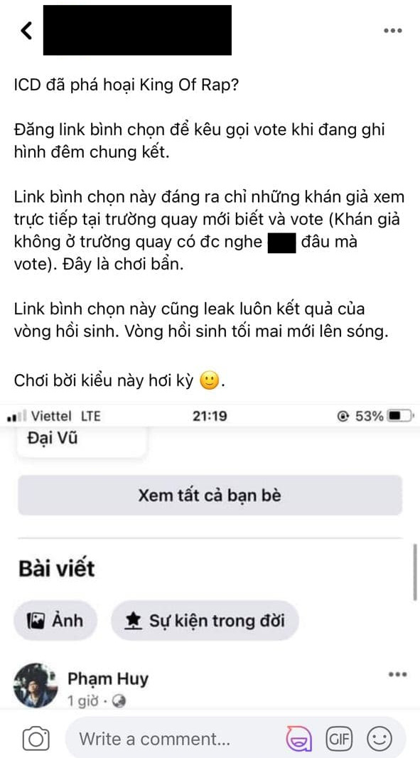 Biến căng: ICD bị tố kêu gọi bình chọn trái quy định ngay đêm ghi hình Chung kết King Of Rap, làm lộ kết quả vòng Hồi sinh? - Ảnh 3.