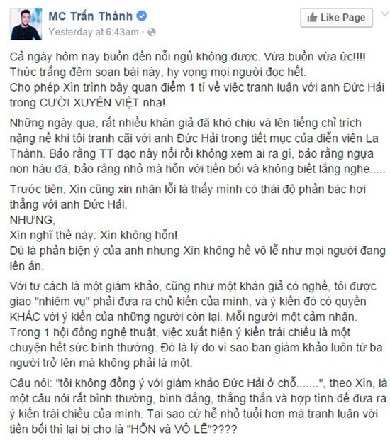 Liên tục gặp sự cố vạ miệng trong sự nghiệp, Trấn Thành đã xử lý khủng hoảng như thế nào? - Ảnh 5.