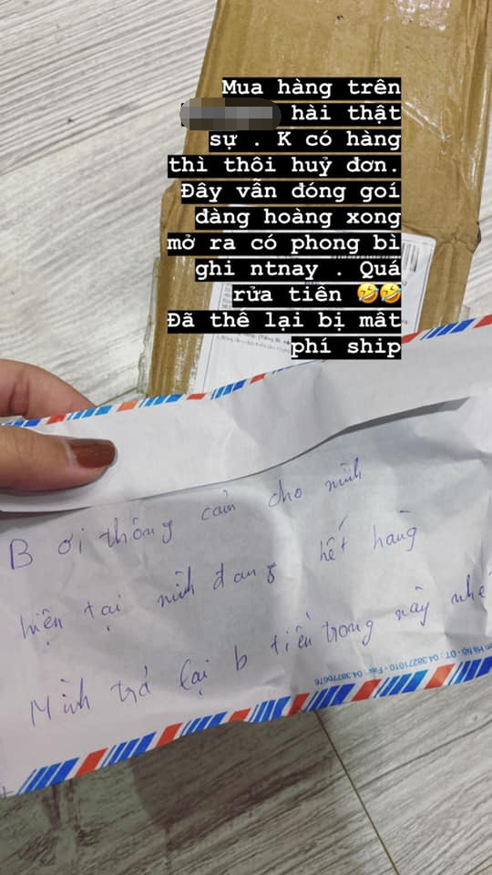 Lịch sử mua hàng online ghi nhận 1 ca khó đỡ: Hết hàng chủ shop không nhắn một câu, ship trả lại khách 50k trong thùng giấy to đùng - Ảnh 3.