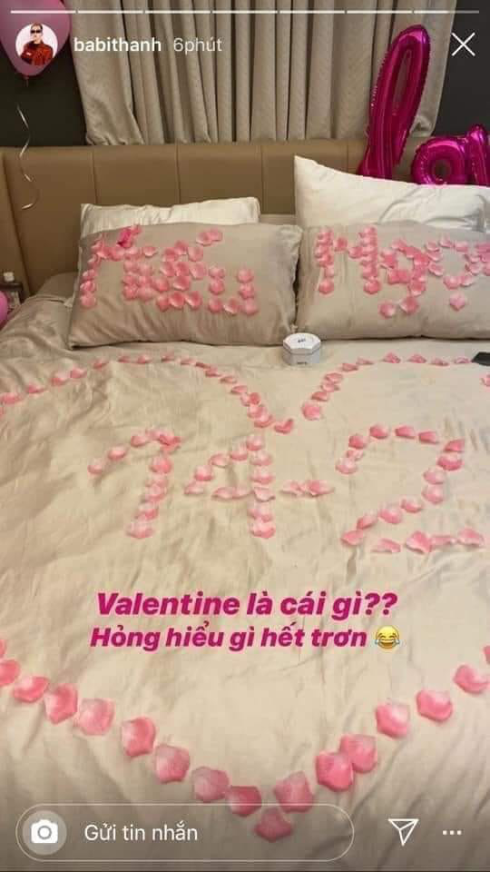 Chiếc giường xếp đầy hoa hồng được cho của Chi Dân và Lan Ngọc ngày Valentine được hé lộ: Ngọt thế này khi nào mới chịu công khai! - Ảnh 2.