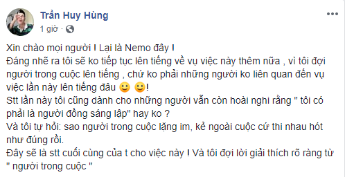 Producer Nemo tung loạt tin nhắn phản bác em gái Châu Đăng Khoa: từng là Chủ tịch Châu, Đổng sự trưởng Trần thân thiết nhưng giấy đăng ký kinh doanh lại chẳng hề thấy tên? - Ảnh 2.