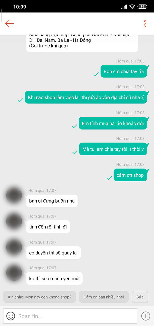 Khi shop online trổ tài tư vấn tình cảm kiêm luôn cả “cảnh sát chính tả”: Ai bảo mua hàng online toàn phốt nào? - Ảnh 3.