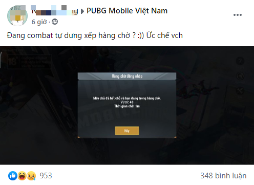 PUBG Mobile tràn server lúc nửa đêm khiến game thủ ức chế vì đang chạy bo bỗng dưng bị bắt xếp hàng chờ! - Ảnh 2.