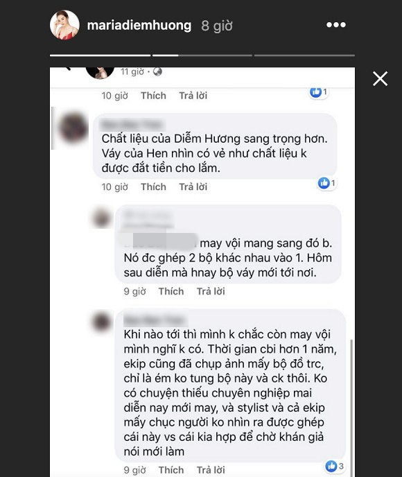 Bỗng dưng bị so sánh chiếc váy từng dự thi quốc tế với HHen Niê, Hoa hậu Diễm Hương lên tiếng một câu nhưng khiến ai cũng phải gật gù - Ảnh 3.