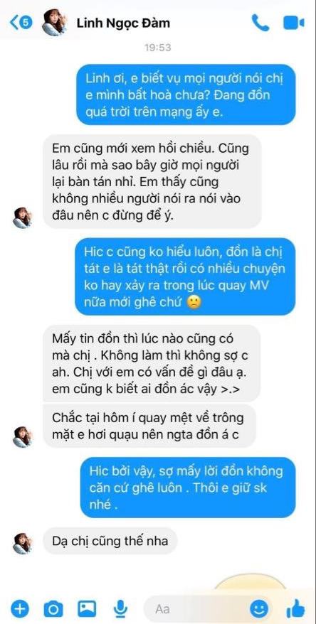 Rò rỉ đoạn tin nhắn: Midu khẳng định sợ mấy lời đồn không căn cứ, Linh Ngọc Đàm không hiểu vì sao chuyện lâu rồi mà bây giờ lại bàn tán - Ảnh 6.