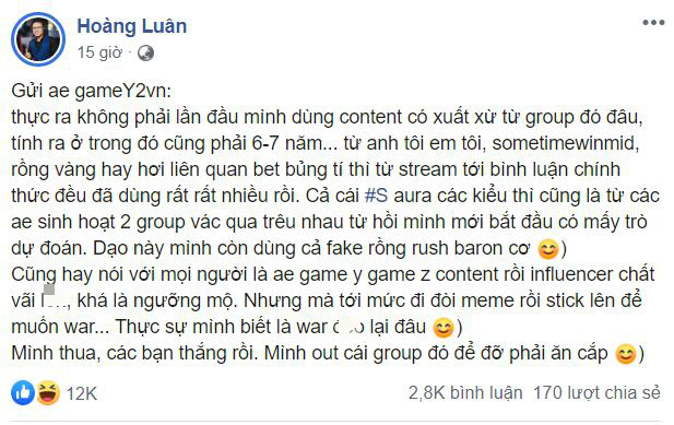 Nóng: BLV Hoàng Luân bực tức khi bị cộng đồng Dota 2 tố ăn cắp meme, lại có drama LMHT với Dota 2? - Ảnh 3.