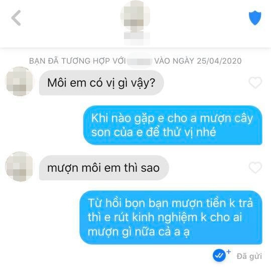 Thanh niên lên Tinder gặp gái nào cũng hỏi Môi em có vị gì vậy? liền nhận lại loạt đáp trả bén như cái chén - Ảnh 1.