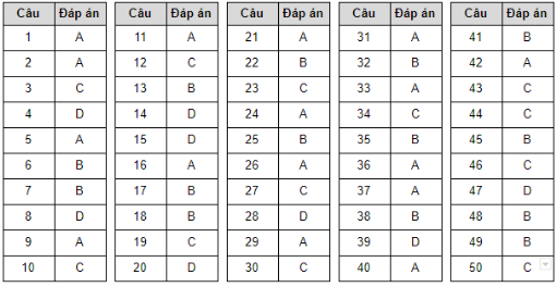 Đề thi minh hoạ THPT Quốc gia năm 2020 Môn Toán - Ảnh 6.
