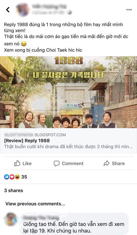 Netizen Việt bồi hồi nhớ nhung Reply 1988 sau 4 năm gây bão Hàn Quốc, leo thẳng top 3 Netflix giữa mùa ở nhà cày phim - Ảnh 6.