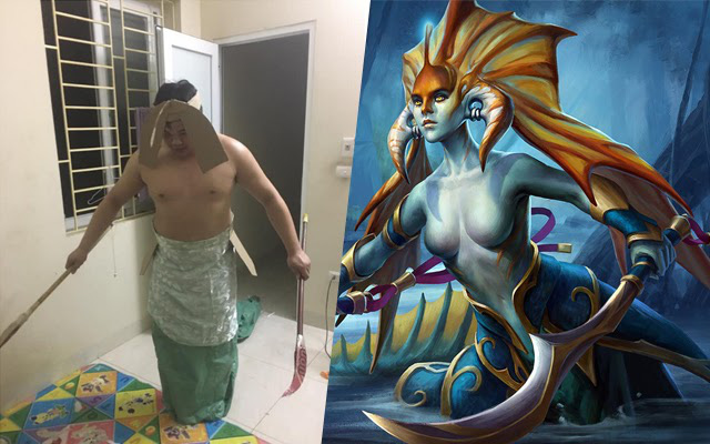 Chết cười với trào lưu cosplay của game thủ Việt, cộng đồng Dota 2 chưa bao giờ làm người xem thất vọng! - Ảnh 4.