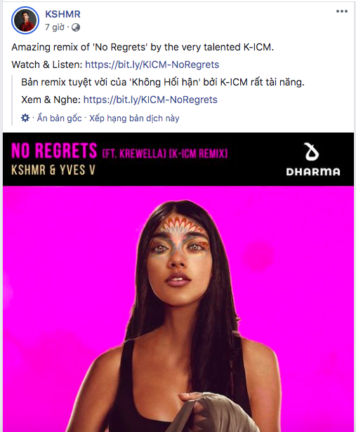 Remix ca khúc của DJ KSHMR, K-ICM bị fan EDM trong nước ném đá nhưng lại được chính chủ chia sẻ và khen ngợi tài năng? - Ảnh 4.