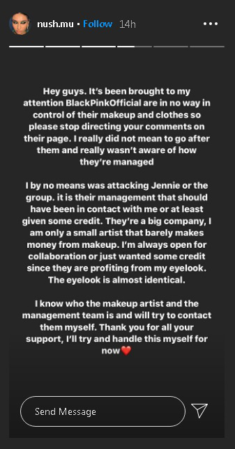Black Pink vừa comeback đã gặp giông tố: Thợ makeup của Jennie bị tố ăn cắp ý tưởng của chuyên gia nước ngoài - Ảnh 4.