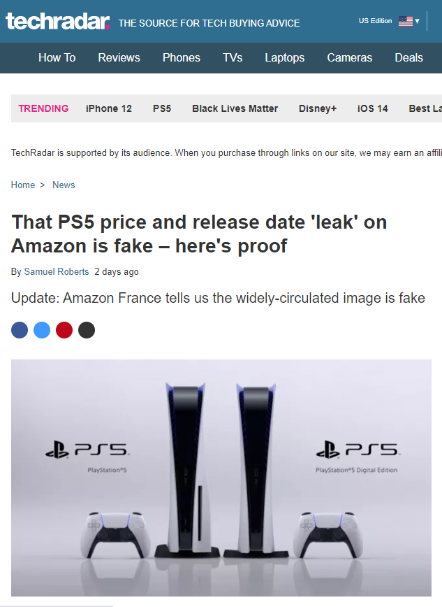 Amazon Pháp khiến Sony giận tím người khi rò rỉ giá bán Playstation 5 - Ảnh 3.