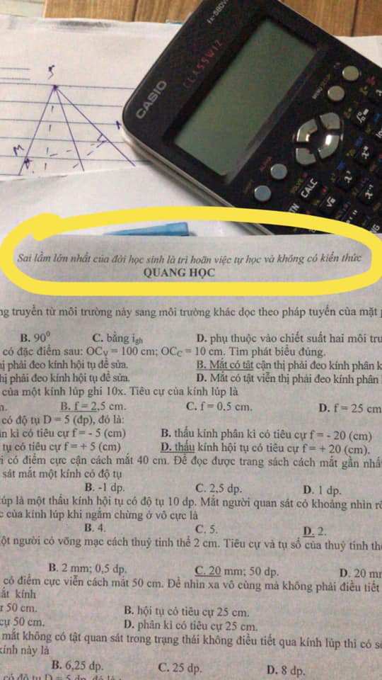 Phát đề cương dài trăm câu trắc nghiệm, giáo viên còn kèm theo lời nhắn, đọc cưng muốn xỉu - Ảnh 3.