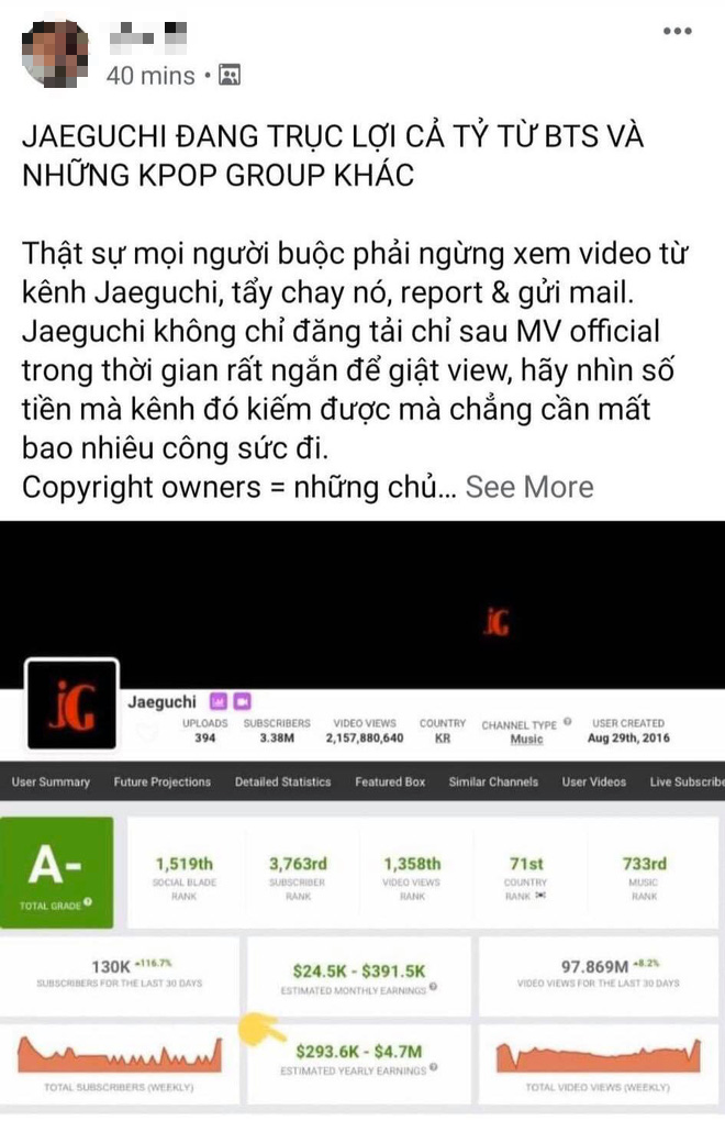 Netizen xôn xao chủ nhân kênh Youtube sở hữu loạt lyrics video trăm triệu view, bị nghi trục lợi cả tỷ đồng là người Việt Nam - Ảnh 7.