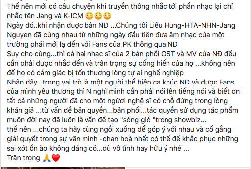 Người hòa âm ca khúc phim ngắn Ngô Đồng bất ngờ lên tiếng tố ekip cướp công, PR bẩn khi chỉ ghi tên producer K-ICM trong credit - Ảnh 9.