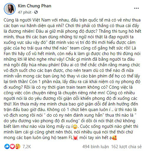 Kim Chung Phan lên tiếng sau khi bị chỉ trích khiến ADC mất phong độ, mẹ ADC bình luận: Nhà không thiếu tiền, Chiến vui là được! - Ảnh 1.