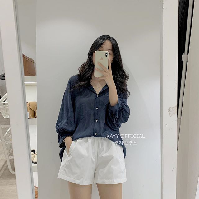 Bạn có nhắm mắt cũng mặc đẹp nếu mix quần short ống rộng với 12 kiểu áo xinh yêu này - Ảnh 19.