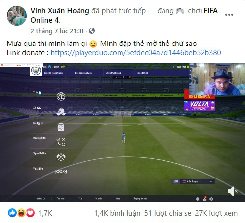 Vinh Râu FAPTV bất ngờ lấn sân làm streamer FIFA Online 4, ngay buổi đầu đã lộc lá mở cầu thủ chục tỷ! - Ảnh 3.