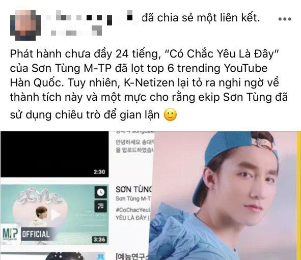 Knet ném đá Sơn Tùng M-TP và fan gian lận để leo top trending tại Hàn Quốc, khán giả Việt Nam kịch liệt phản đối - Ảnh 3.