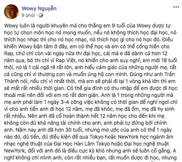 Sau 2 tập phát sóng Rap Việt, HLV Wowy bị dân mạng bóc là không có lập trường trong việc chọn thí sinh nhưng sự thật là gì? - Ảnh 6.