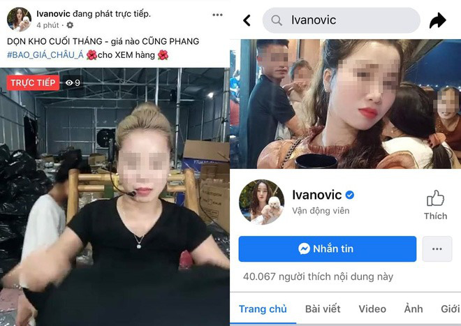 Sau Ivanovic, nhiều tài khoản Facebook tích xanh bị hacker Việt mượn để livestream bán hàng online - Ảnh 1.