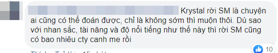 Krystal rời SM sau hơn 10 năm, fan không bất ngờ mà còn… chúc mừng, mong thành viên f(x) tìm được bến đỗ tốt hơn - Ảnh 7.