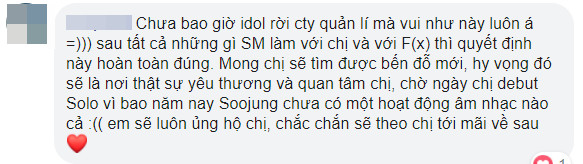 Krystal rời SM sau hơn 10 năm, fan không bất ngờ mà còn… chúc mừng, mong thành viên f(x) tìm được bến đỗ tốt hơn - Ảnh 9.