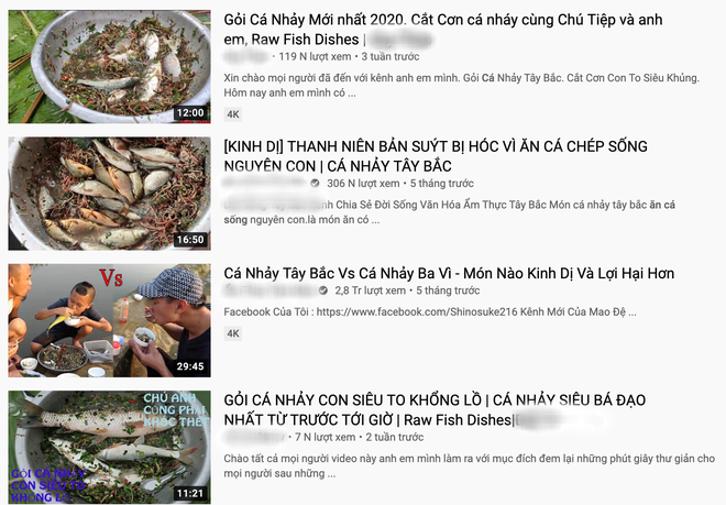 Rùng mình với trào lưu ăn uống man rợ trên YouTube: Câu like rẻ tiền với loạt video ăn cá sống và chất thải động vật? - Ảnh 3.