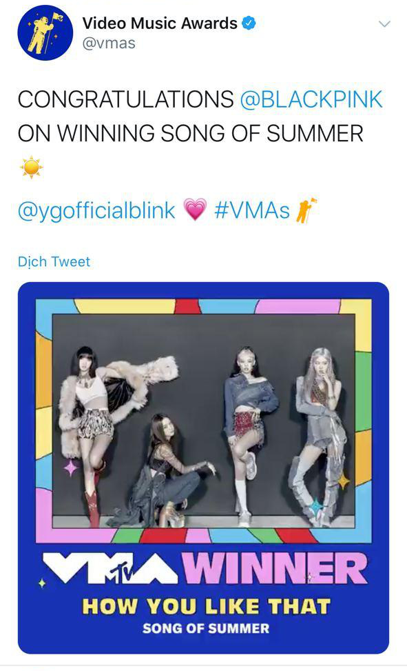 BTS chiến thắng Best Kpop và Best Group quá dễ dàng, BLACKPINK là nhóm nữ Kpop đầu tiên có giải tại MTV VMAs! - Ảnh 5.
