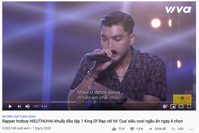2 màn trình diễn kéo nhau lên top trending giúp King Of Rap dẫn trước Rap Việt về số lượng, nhưng vẫn không thể hạ gục #1 của đối thủ - Ảnh 6.