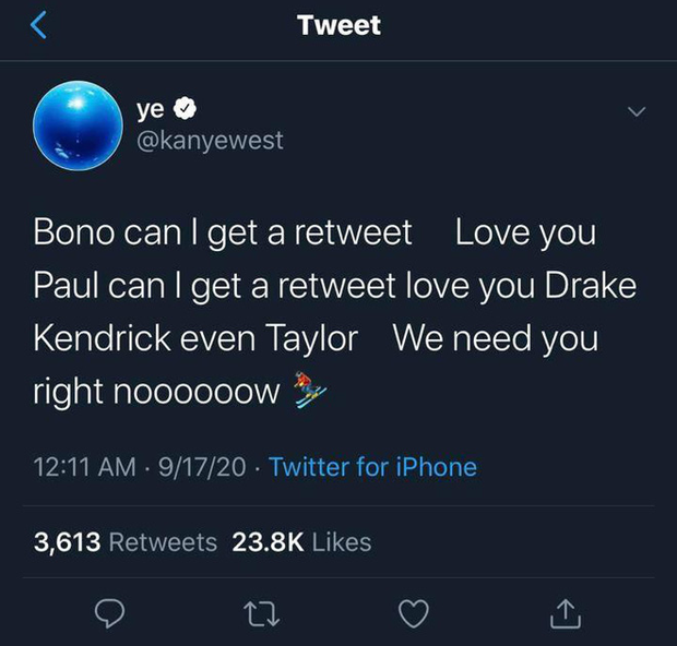 Đi tiểu lên cúp Grammy, ăn vạ các nghệ sĩ khác và khủng bố Twitter: Kanye West đang tự giết chết sự nghiệp âm nhạc của mình? - Ảnh 3.