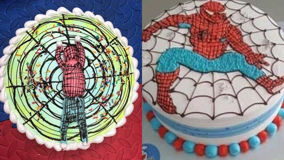 Cười ra nước mắt với chiếc bánh kem Spider-man phiên bản lỗi, nhìn tới nhìn lui vẫn không thấy giống bản gốc ở điểm nào - Ảnh 2.