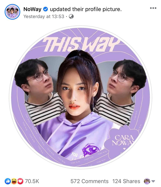 Noway - Cara Phương sắp ra MV mới, gia đình SBTC đồng loạt nhuộm tím Facebook bằng loạt avatar siêu dễ thương - Ảnh 7.