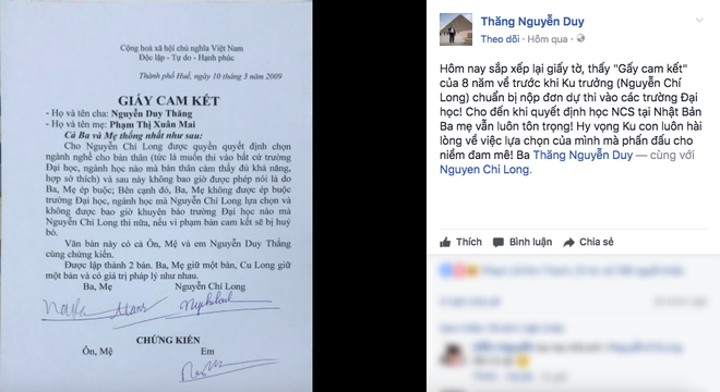 PGS.TS nổi tiếng khoe giấy cam kết cho con tự chọn trường Đại học: Phụ huynh nhà người ta đây rồi! - Ảnh 2.