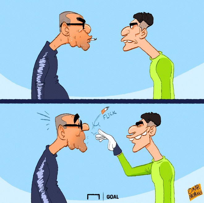 Cười bò trước loạt tranh biếm họa về vụ thủ môn Kepa chống lệnh thầy - Ảnh 5.