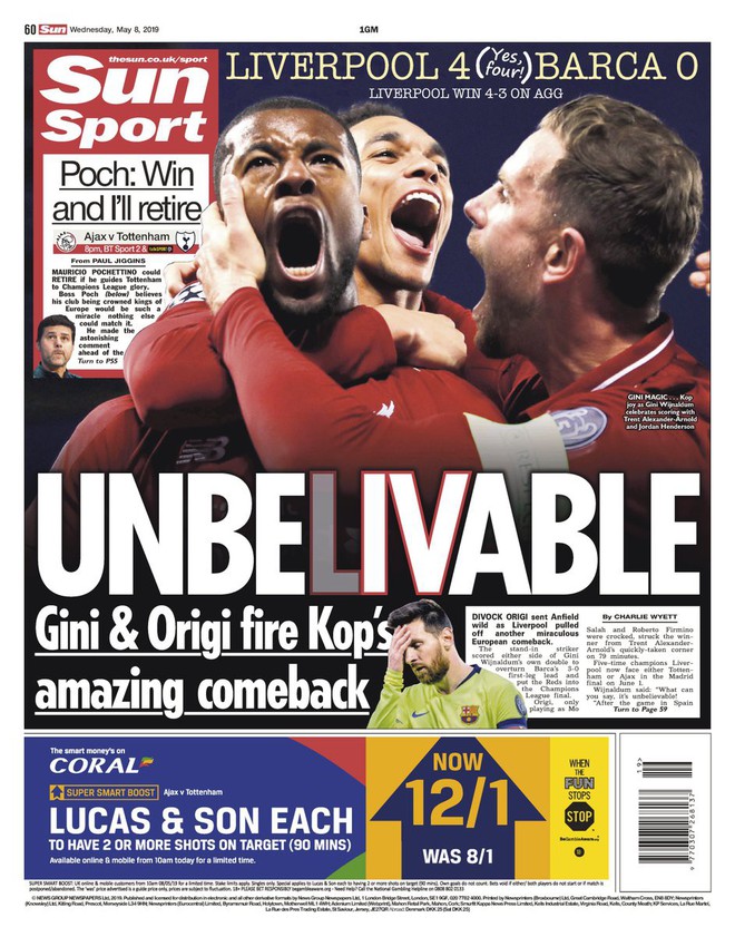 Báo chí thế giới ngả mũ thán phục, hết lời ca ngợi màn ngược dòng thần thánh của Liverpool - Ảnh 9.