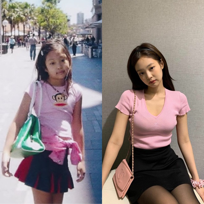 Jennie (BLACKPINK) gây sốt với loạt ảnh ấu thơ: Ra dáng Fashionista từ bé, còn diện áo có chữ hao hao Đà Nẵng - Ảnh 5.