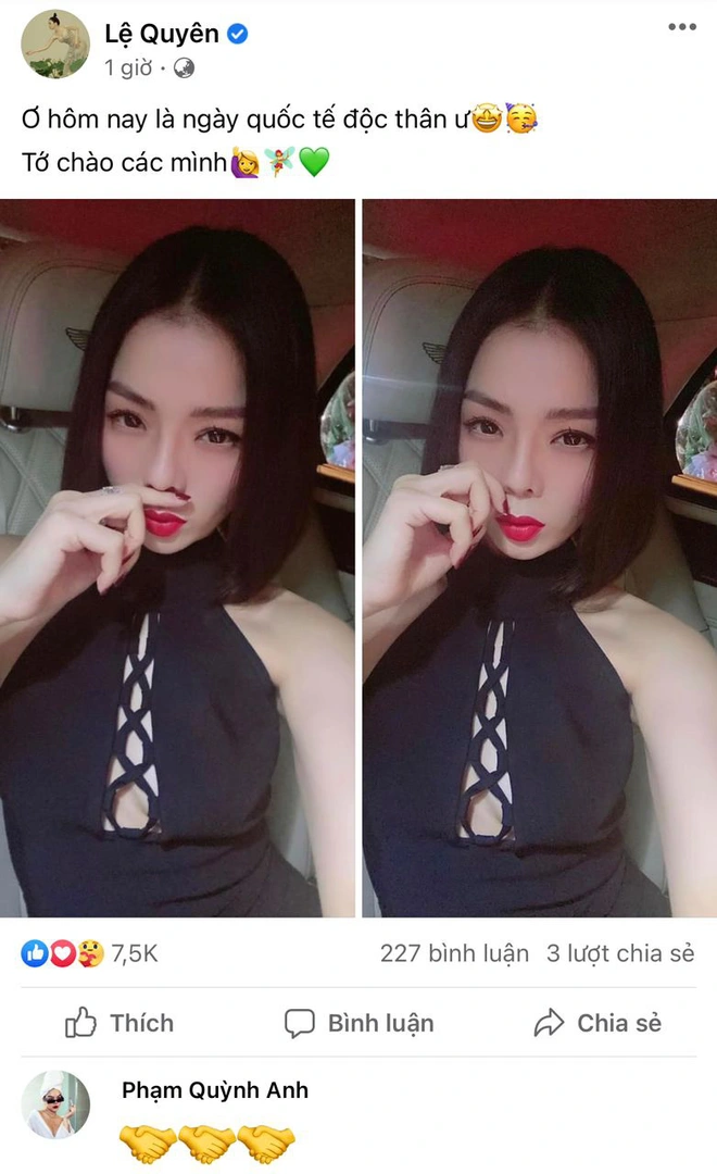 2 mẹ bỉm hot nhất Vbiz mừng lễ độc thân: Phạm Quỳnh Anh sexy nổi loạn, Lệ Quyên nhập hội F.A sau 7749 lần lộ hint với tình trẻ - Ảnh 7.