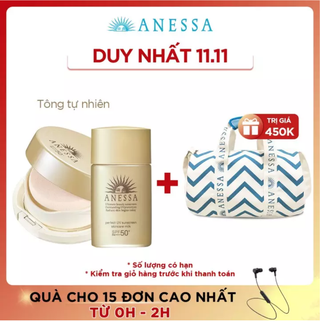 Kem chống nắng Anessa sale ác quá: Toàn giảm 30%, 40% cho combo siêu hời - Ảnh 3.